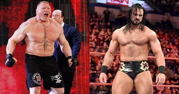 Brock Lesnar versus Drew McIntyre