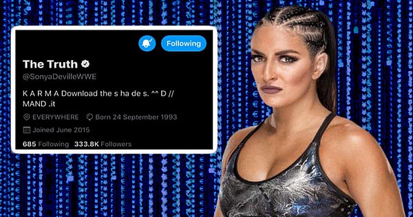 Sonya Deville has to deal with the masked man