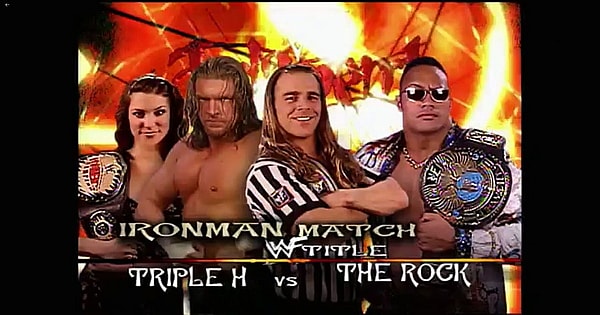 The Rock versus Triple H at Judgement Day was legendary