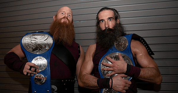 Brodie Lee and Erick Rowan in WWE