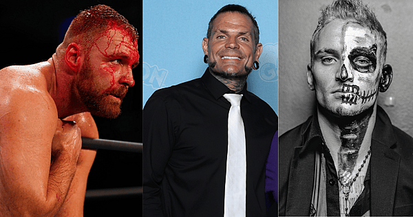 Jon Moxley, Jeff Hardy and Darby Allin