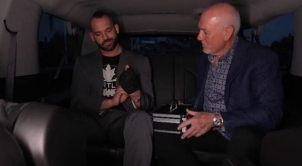 Shawn Spears gets a special black glove