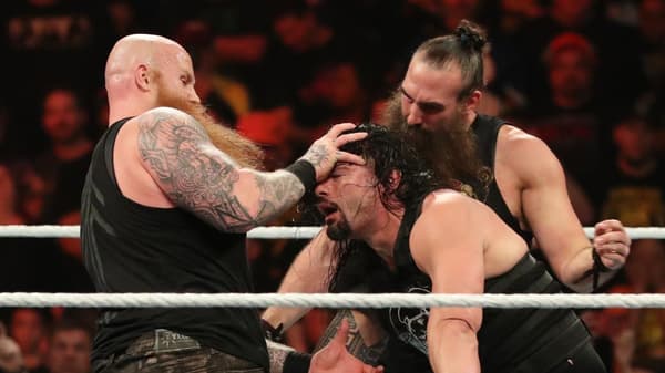 Rowan and Roman Reigns