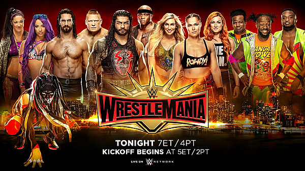 WWE WrestleMania 35 (4/7/2019) Play By Play Coverage