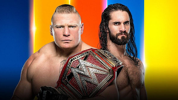 Brock Lesnar and Seth Rollins