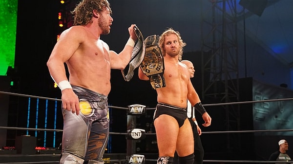 Hangman Page and Kenny Omega