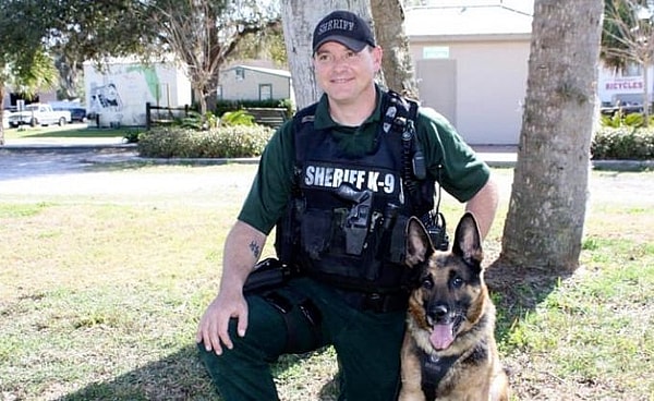 Sheriff Deputy with K-9