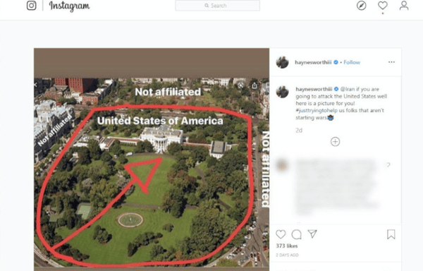 Albert Haynesworth Iran White House