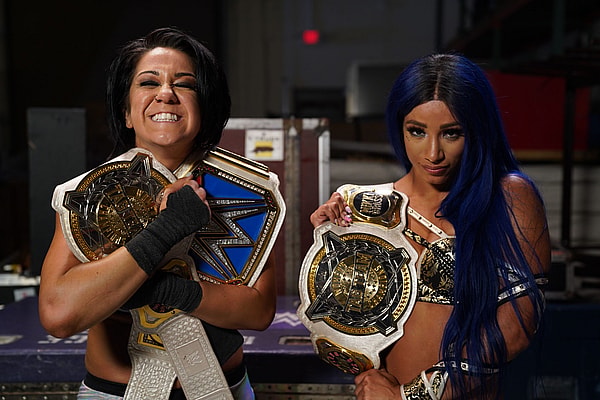 Sasha Banks and Bayley