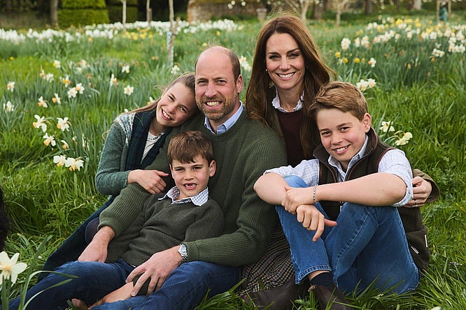 prince william and family / robert irwin