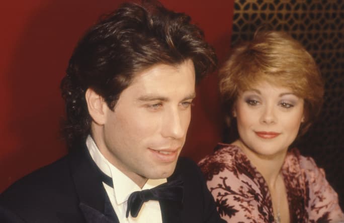 October 25, 1982; New York, NY, USA; Actor John Travolta, who helped spur the Western look in "Urban Cowboy," accepts his