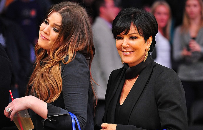 NBA: Dallas Mavericks at Los Angeles Lakers / kris jenner
