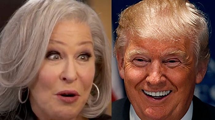 Bette Midler God Trump Twitter Racist Melania Piers Morgan