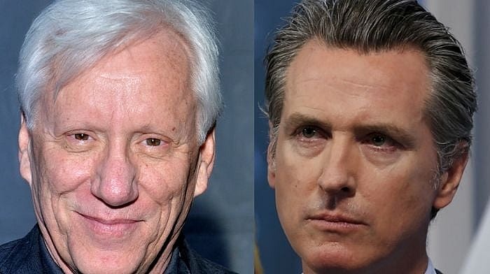 James Woods Governor Newsom Thanksgiving mandate California celebrities Chuck Woolery Justine Batman Adam Carolla