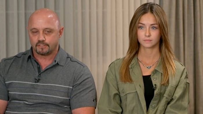 TikTok star protected by father