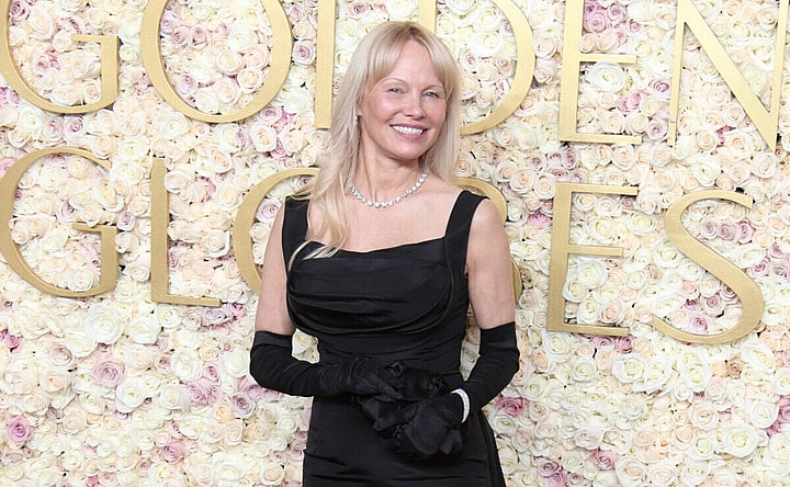 Entertainment: 82nd Annual Golden Globe Awards - Red Carpet + Press Room / pamela anderson
