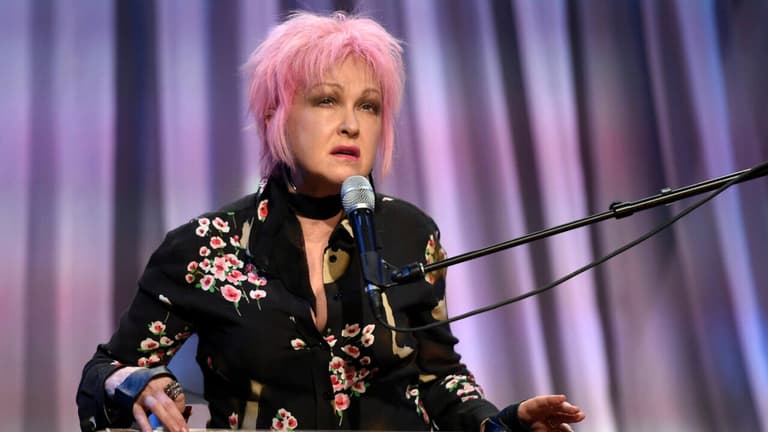 Dec 13, 2016; Nashville, TN, USA; Cyndi Lauper performs "Time After TIme" at the telethon for    Dolly Parton   s Smoky