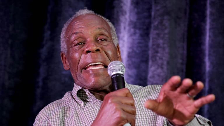 Actor and social activist Danny Glover spoke during a celebration held to mark the re-emergence of America's Black Holocaust
