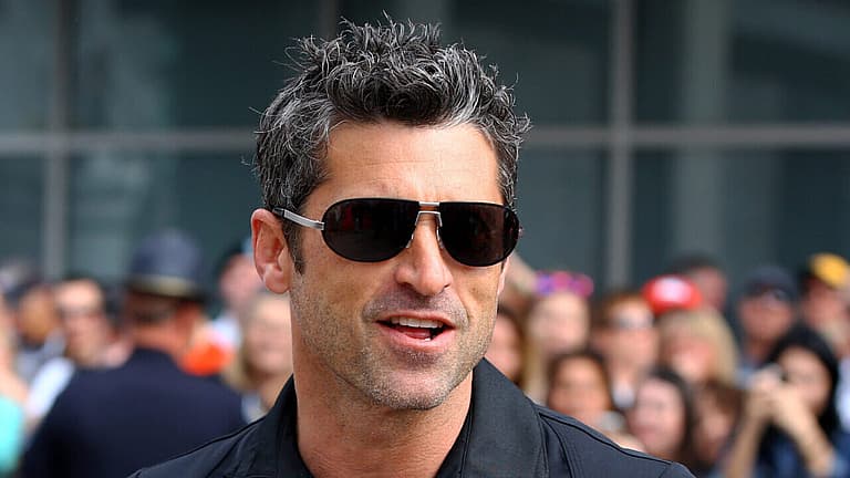May 24, 2015; Indianapolis, IN, USA;  TV actor Patrick Dempsey on the IndyCar Series red carpet prior to the 2015 Indianapolis