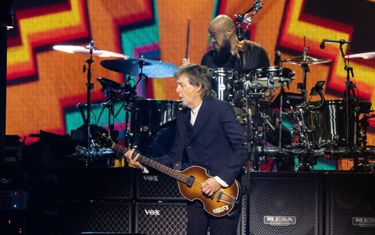 Paul McCartney brings his Got Back Tour to the Casey's Center in Des Moines, Oct. 14, 2025.