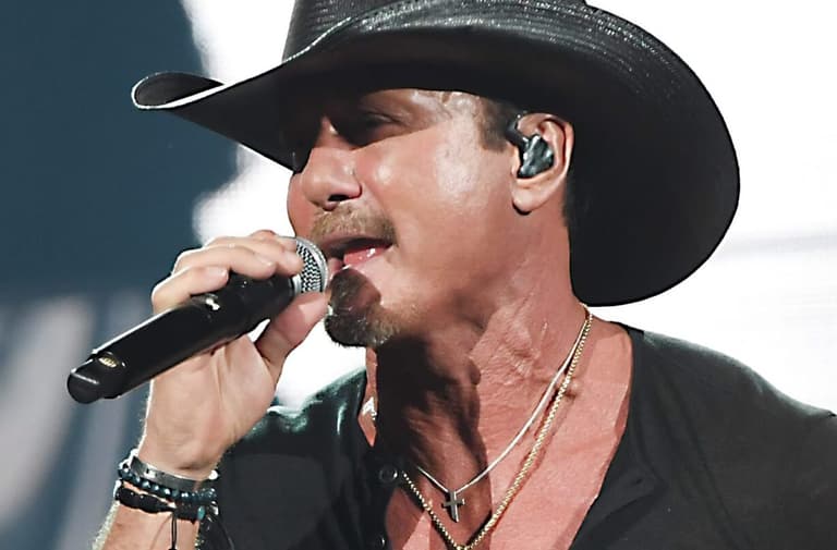 The Tim McGraw 'Standing Room Only Tour '24' played Greenville's Bon Secours Wellness Arena May 16, 2024. This is McGraw on