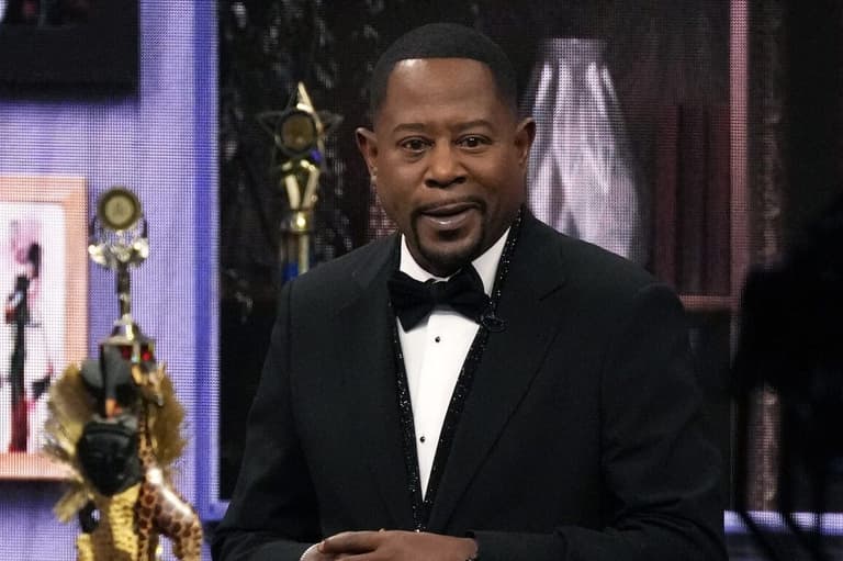 Jan 15, 2024; Los Angeles, CA, USA; Martin Lawrence present the award for outstanding lead actor in a comedy series on a