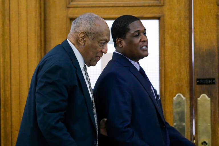 June 15, 2017; Norristown, PA, USA; Bill Cosby arrives at the Montgomery County Courthouse. Mandatory Credit: Eduardo Munoz