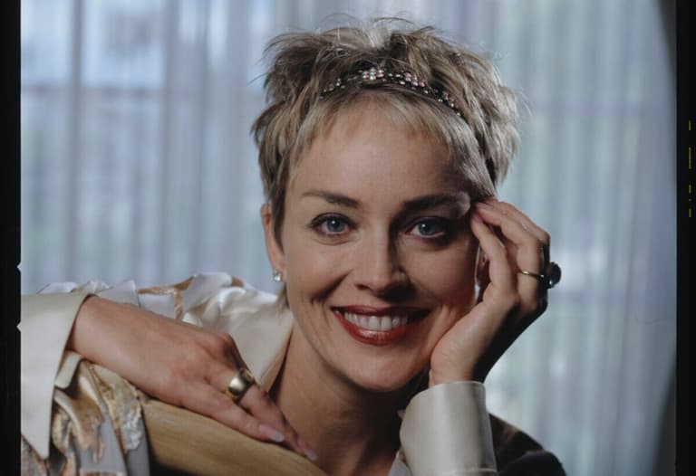 Aug. 16, 1999; Beverly Hills, Calif., USA; Sharon Stone stars in the new film The Muse. Photographed at the Four Seasons Hotel.