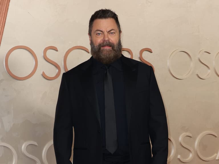 Mar 2, 2025; Los Angeles, CA, USA; Nick Offerman at the 97th Oscars at the Dolby Theatre at Ovation Hollywood in Los Angeles on