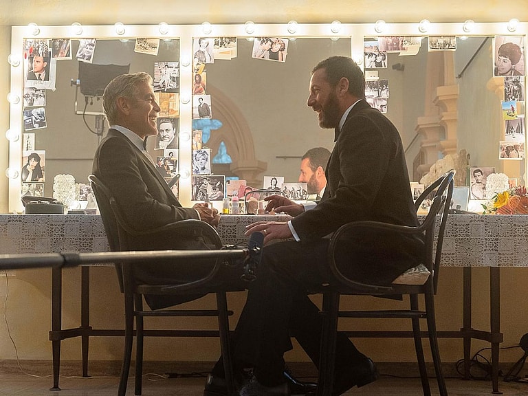 George Clooney and Adam Sandler Jay Kelly Netflix