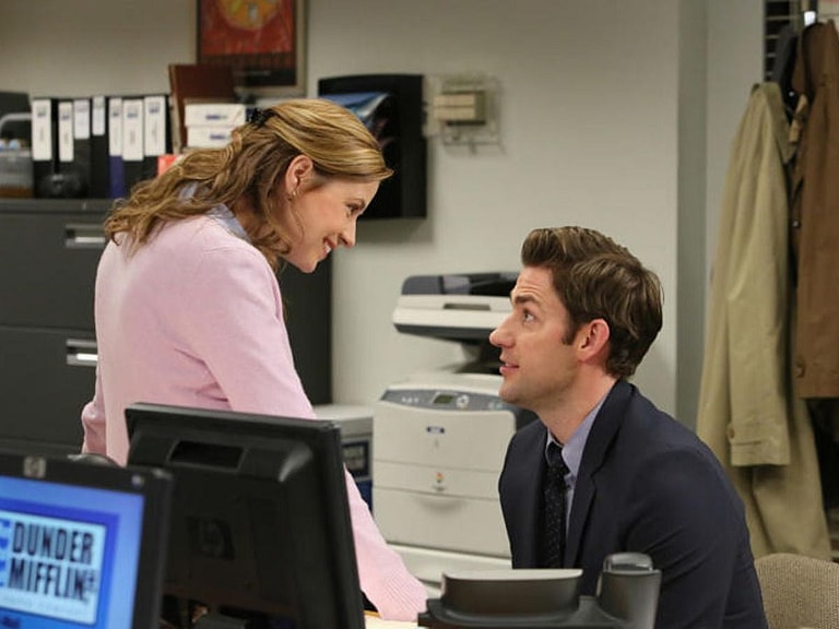 Jim and Pam The Office Hulu
