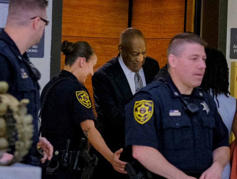 June 17, 2017; Norristown, PA, USA; Judge Steven O'Niell declares a mistrial in the case against comedian and actor Bill Cosby.