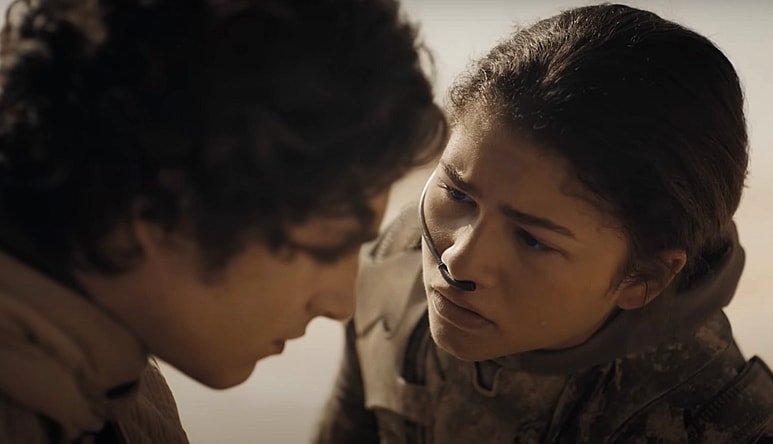 dune part two paul and chani