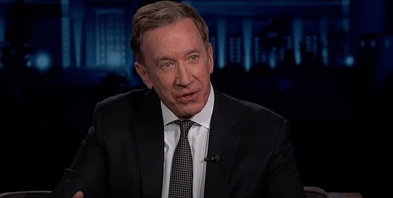 Tim Allen standup comedy mask mandates covid SNL dinner sketch