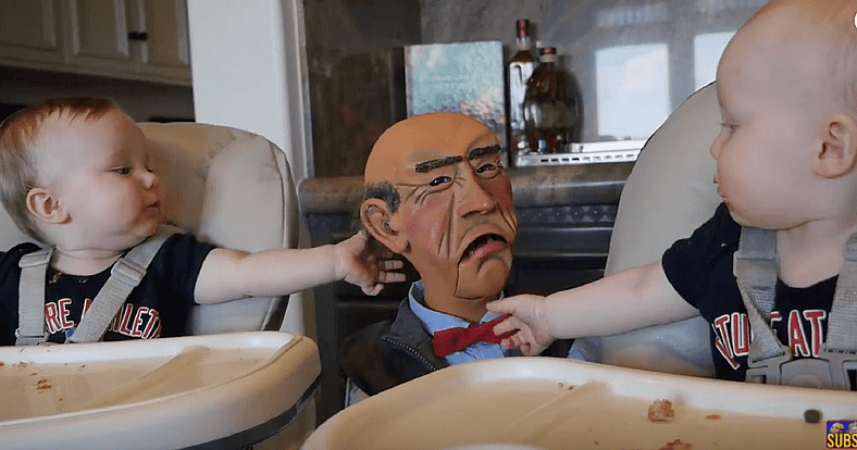 Walter Babysits Jeff Dunham's Twins