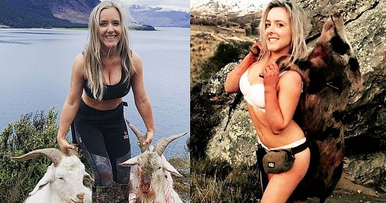 Mother Lucy Rose Jaine hunts to feed her family