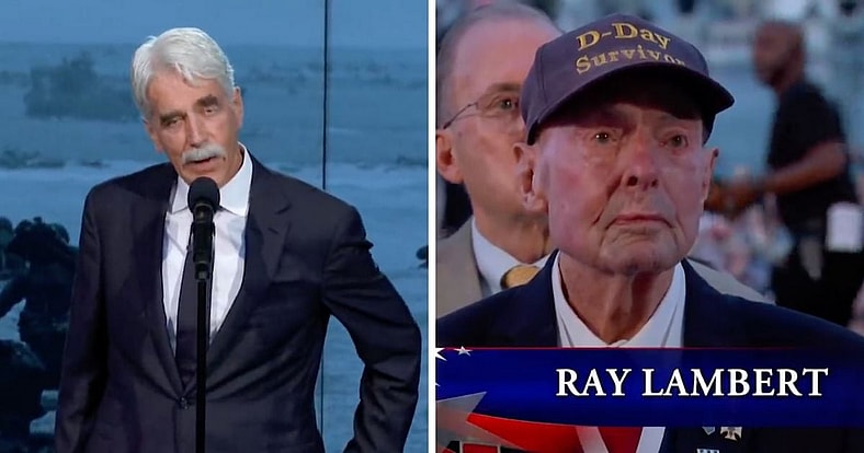 Sam Elliott Ray Lambert D-Day WWII veteran