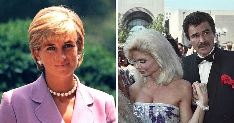 Loni Anderson Burt Reynolds Princess Diana
