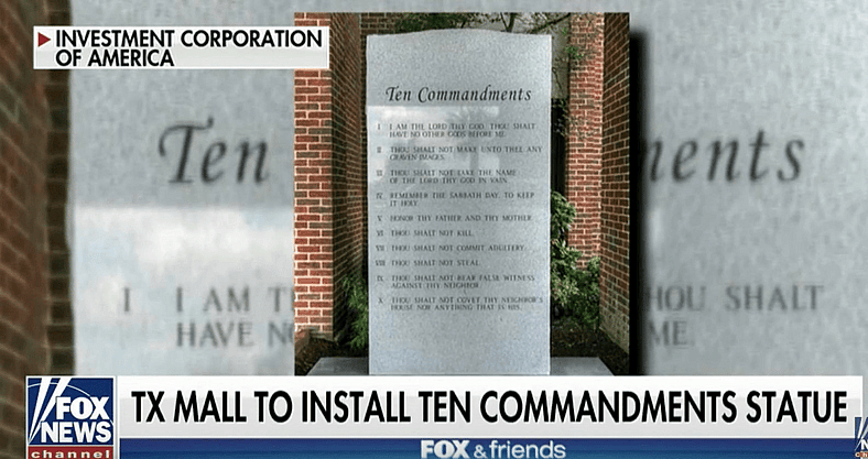 Ten Commandments Statue
