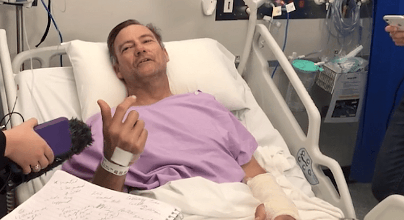 Hiker survives against all odds after crawling for days with broken leg and wrist