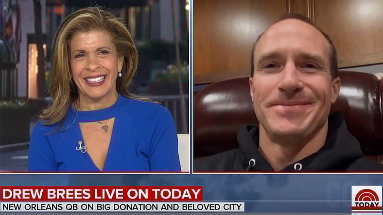 Hoda Kotb interviews Drew Brees on TODAY
