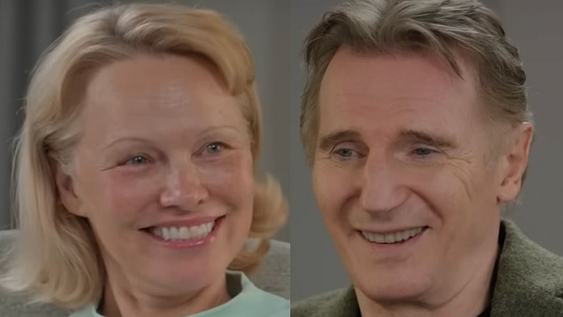Pamela Anderson Liam Neeson