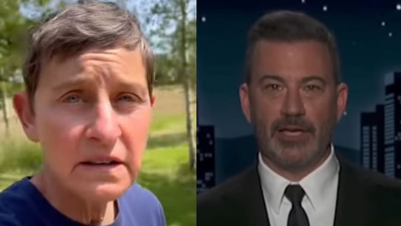 Ellen DeGeneres Jimmy Kimmel