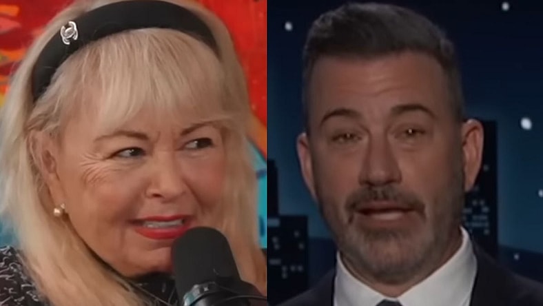 Roseanne Barr Jimmy Kimmel