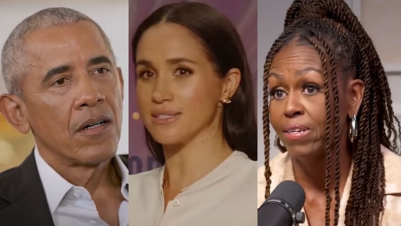 Barack Obama Meghan Markle Michelle Obama