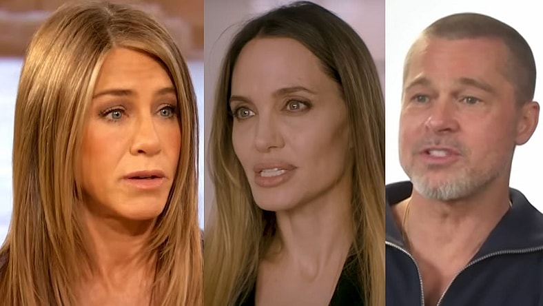 Jennifer Aniston Angelina Jolie Brad Pitt