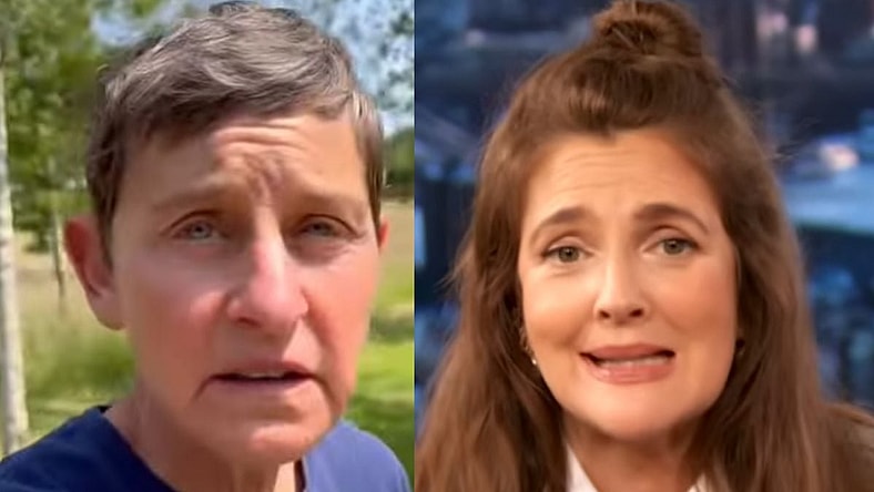 Ellen Degeneres Drew Barrymore