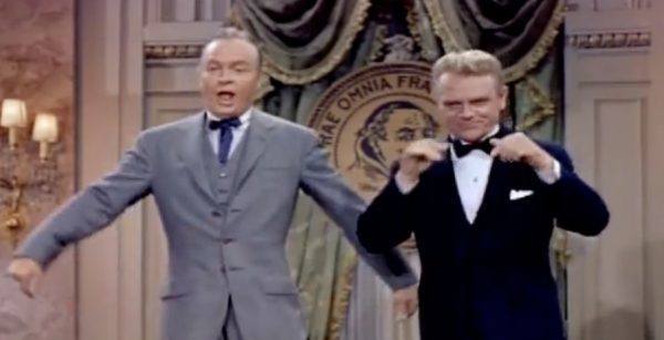 Bob Hope James Cagney dance Yankee Doodle Dandy USO