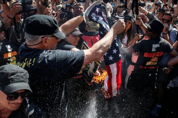 Cleveland Police, flag, RNC