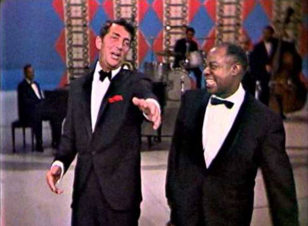 Dean Martin and Louis Armstong